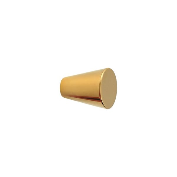 KC24CR003 Cone Cabinet Knob PVD, 10PK